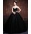 Formal Evening Dress Ball Gown Sweetheart Floor-length Lace / Satin / Tulle / Polyester with Crystal Detailing  