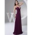 Formal Evening Dress A-line Straps Floor-length Chiffon with Beading / Pleats  