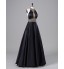 TS Couture? Formal Evening Dress A-line Halter Floor-length Satin with Beading  