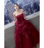 TS Couture? Formal Evening Dress A-line Sweetheart Chapel Train Organza with Side Draping  