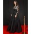 TS Couture? Formal Evening Dress A-line V-neck Floor-length Lace / Satin / Taffeta with Lace  