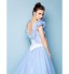 TS Couture? Formal Evening Dress Plus Size / Petite Ball Gown Off-the-shoulder Chapel Train Satin / Tulle with Flower(s) / Pearl Detailing  