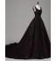 TS Couture? Formal Evening Dress A-line Scoop Cathedral Train Lace / Tulle with Appliques / Beading / Lace / Pearl Detailing  