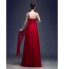 Formal Evening Dress A-line One Shoulder Floor-length Georgette with Beading / Crystal Detailing / Draping / Crystal Brooch / Ruching  