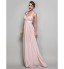 TS Couture? Prom / Formal Evening / Military Ball Dress - Open Back Plus Size / Petite Sheath / Column V-neck Floor-length Chiffon with Beading   