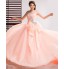 Formal Evening Dress Ball Gown Strapless Floor-length Tulle with Crystal Detailing  