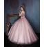 Dress Ball Gown Sweetheart Floor-length Satin / Tulle with Beading / Flower(s)  