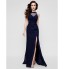 TS Couture? Formal Evening / Black Tie Gala Dress - Beautiful Back Plus Size / Petite Sheath / Column Jewel Floor-length Chiffon with  