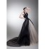 Formal Evening Dress A-line Halter Court Train Tulle with Appliques / Beading  