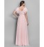 TS Couture? Prom / Formal Evening / Military Ball Dress - Elegant Plus Size / Petite A-line / Princess V-neck Floor-length Chiffon with Beading /  