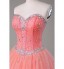 TS Couture? Formal Evening Dress A-line Strapless Floor-length Satin / Tulle with Beading  