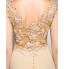 TS Couture? Formal Evening Dress - Beautiful Back Trumpet / Mermaid V-neck Sweep / Brush Train Lace / Jersey with Lace  