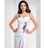 Formal Evening / Military Ball Dress - Elegant Sheath / Column V-neck / Spaghetti Straps Floor-length Chiffon withAppliques / Draping /  