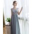 Prom / Formal Evening Dress Sheath / Column Scoop Floor-length Lace / Satin with Lace  