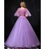 Formal Evening Dress Ball Gown Scoop Floor-length Lace / Tulle with Appliques / Beading / Crystal Detailing / Lace  