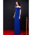 TS Couture? Formal Evening Dress Sheath / Column Off-the-shoulder Floor-length Chiffon with Bow(s)  