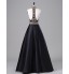 TS Couture? Formal Evening Dress A-line Halter Floor-length Satin with Beading  