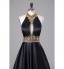 TS Couture? Formal Evening Dress A-line Halter Floor-length Satin with Beading  