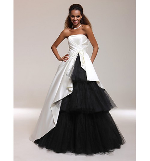 TS Couture? Prom / Formal Evening / Quinceanera / Sweet 16 Dress - Open Back Plus Size / Petite A-line / Ball Gown / Princess Strapless Floor-length  