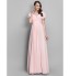 TS Couture? Prom / Formal Evening / Military Ball Dress - Elegant Plus Size / Petite A-line / Princess V-neck Floor-length Chiffon with Beading /  